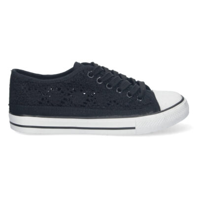 Zapatilla Plana Calada con Cordones - Imagen 2