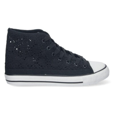 Zapatilla Abotinada Calada con Cordones - Imagen 2