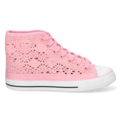Zapatilla Abotinada Calada con Cordones - Imagen 2