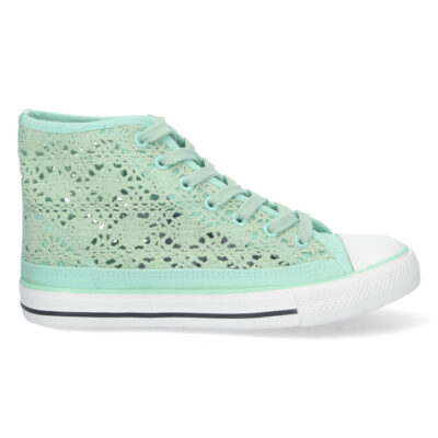 Zapatilla Abotinada Calada con Cordones - Imagen 2