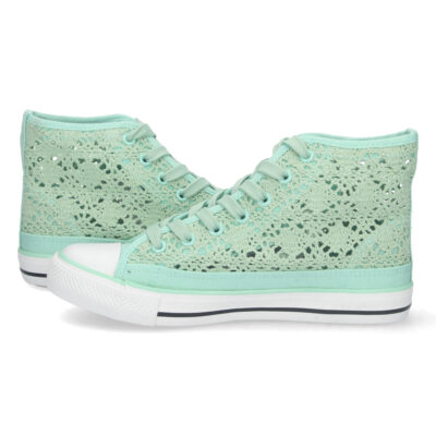 Zapatilla Abotinada Calada con Cordones - Imagen 5