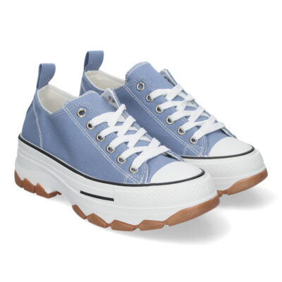 Zapatilla de Plataforma para Mujer, Comoda, Estilo Bamba