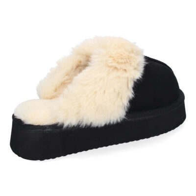 Zapatilla de casa estilo australiano, calidas, forradas de pelo, de plataforma - Imagen 4
