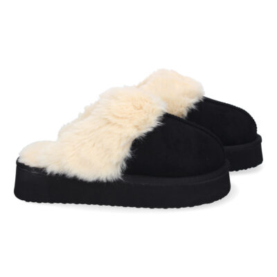 Zapatilla de casa estilo australiano, calidas, forradas de pelo, de plataforma - Imagen 5