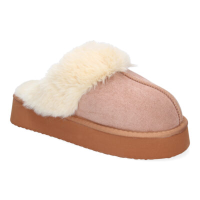Zapatilla de casa estilo australiano, calidas, forradas de pelo, de plataforma - Imagen 3