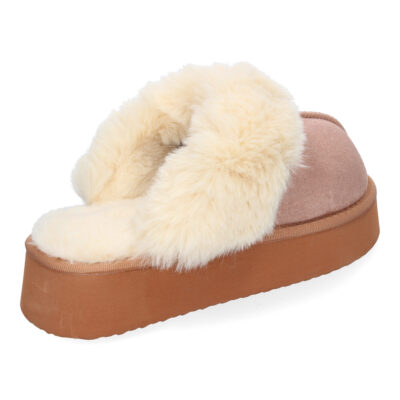 Zapatilla de casa estilo australiano, calidas, forradas de pelo, de plataforma - Imagen 4