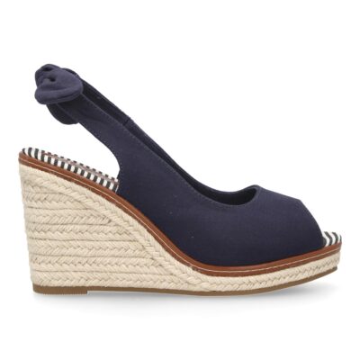 Sandalias de cuña tipo alpargata para mujer, suela comoda y elegante, diseño moderno. - Imagen 3