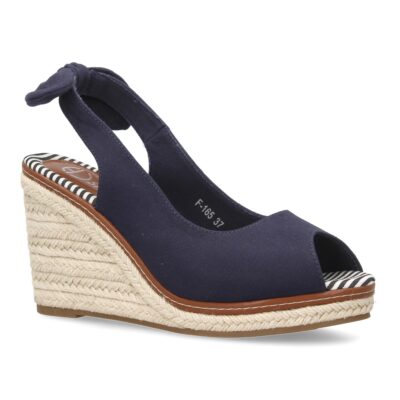 Sandalias de cuña tipo alpargata para mujer, suela comoda y elegante, diseño moderno. - Imagen 4