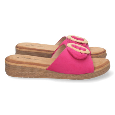Sandalia Plana Comoda Pala con Detalle