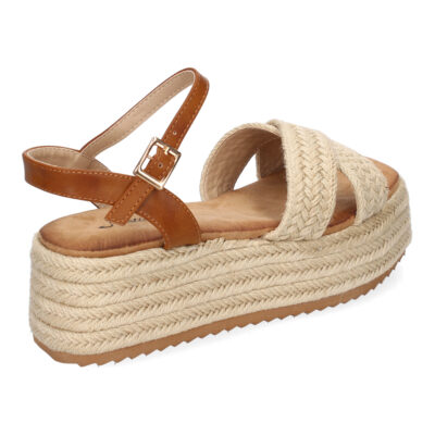 Sandalia de Plataforma de Yute para Mujer, Comodas y Elegantes, Diseño Moderno - Imagen 4