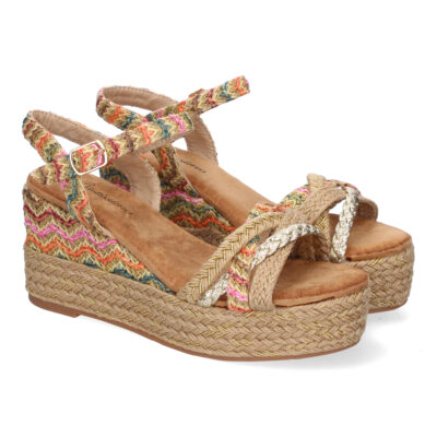 Sandalia de Cuña de Yute para Mujer, Comodas y Elegantes, Diseño Moderno