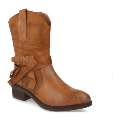 Botin de Mujer con Lazo Tachuelas y Cremallera - Imagen 2