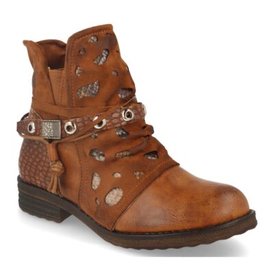 Botin de Mujer Casual con Elastico y Correa - Imagen 2