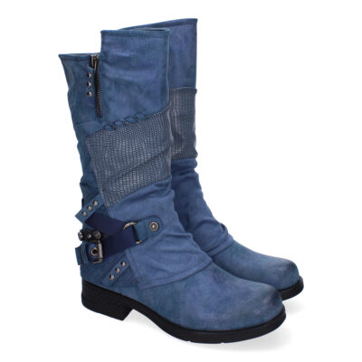 Botas de Mujer Con Detalles de Hebilla y Tiras Decorativas, Diseño Elegante