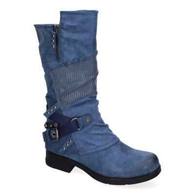Botas de Mujer Con Detalles de Hebilla y Tiras Decorativas, Diseño Elegante - Imagen 3