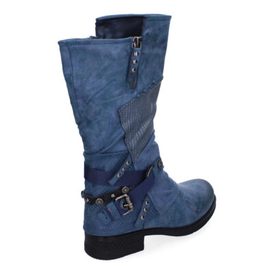 Botas de Mujer Con Detalles de Hebilla y Tiras Decorativas, Diseño Elegante - Imagen 4