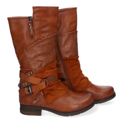 Botas de Mujer Con Detalles de Hebilla y Tiras Decorativas, Diseño Elegante - Imagen 5