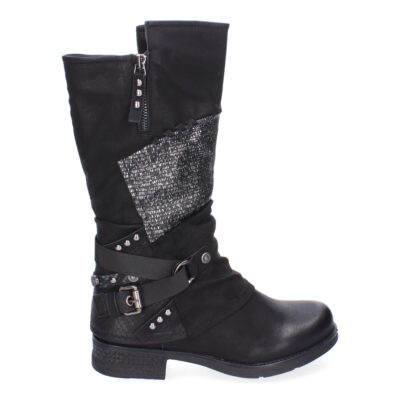 Botas de Mujer Con Detalles de Hebilla y Tiras Decorativas, Diseño Elegante - Imagen 2