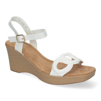 Sandalias de Mujer Elegantes con Tacón Cuña, Diseño Moderno con Lazos - Imagen 3