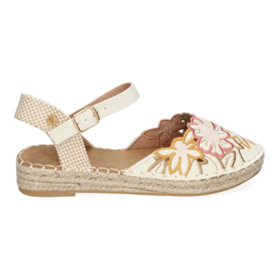 Sandalias de Mujer, Diseño Floral, Detalles Bordados, Comodas y Elegantes - Imagen 2