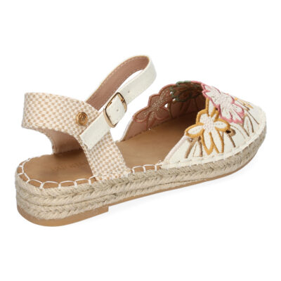 Sandalias de Mujer, Diseño Floral, Detalles Bordados, Comodas y Elegantes - Imagen 4