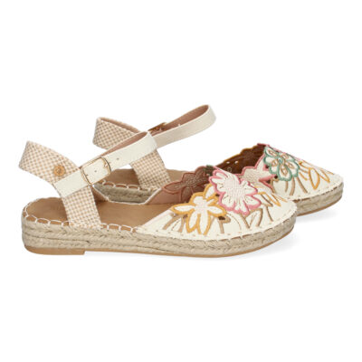 Sandalias de Mujer, Diseño Floral, Detalles Bordados, Comodas y Elegantes - Imagen 5