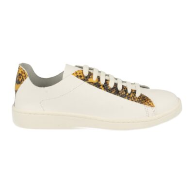 Zapatilla para Mujer de Piel con Cordones