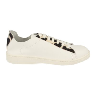 Zapatilla para Mujer de Piel con Cordones