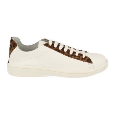 Zapatilla para Mujer de Piel con Cordones