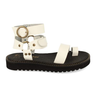Sandalia Plana de Estilo Rockero