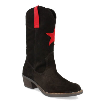 Bota con Tacón Echa de Piel y Cremallera - Imagen 2