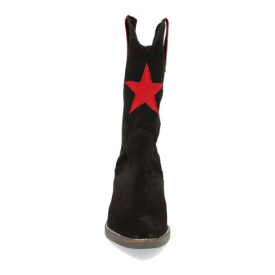 Bota con Tacón Echa de Piel y Cremallera - Imagen 3