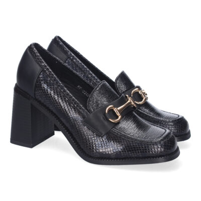 Mocasin de Tacon para Mujer, Comodo y Elegante, Diseño Moderno
