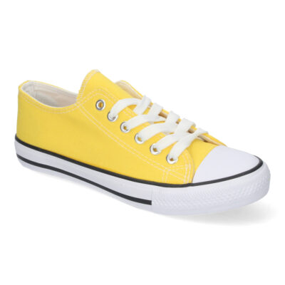 Zapatilla Plana de Lona con Cordones - Imagen 3