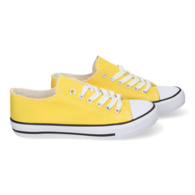 Zapatilla Plana de Lona con Cordones - Imagen 5
