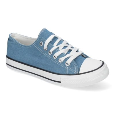 Zapatilla Plana de Lona con Cordones - Imagen 3
