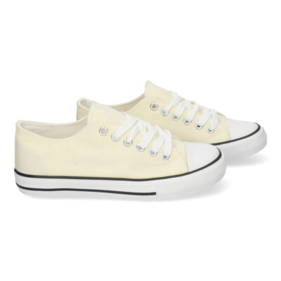 Zapatilla Plana de Lona con Cordones - Imagen 5