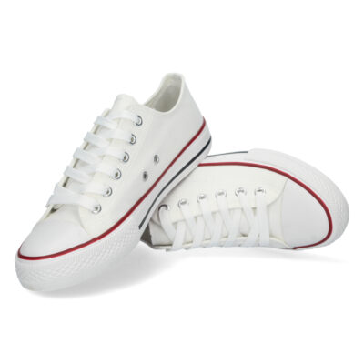 Zapatilla Plana de Lona con Cordones - Imagen 5