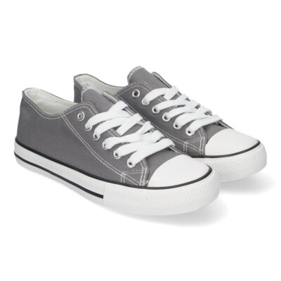 Zapatilla Plana de Mujer, Comoda, con Material de Lona