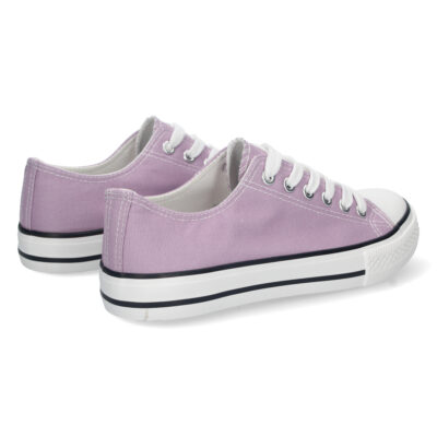 Zapatilla Plana de Lona con Cordones - Imagen 4