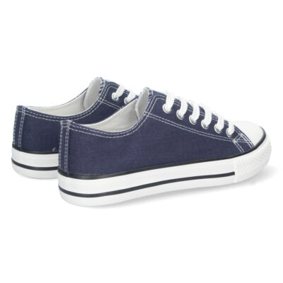 Zapatilla Plana de Lona con Cordones - Imagen 4