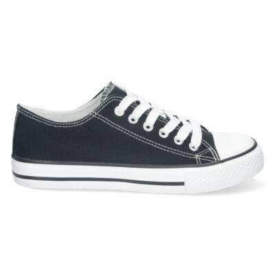 Zapatilla Plana de Lona con Cordones - Imagen 2