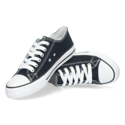 Zapatilla Plana de Lona con Cordones - Imagen 5