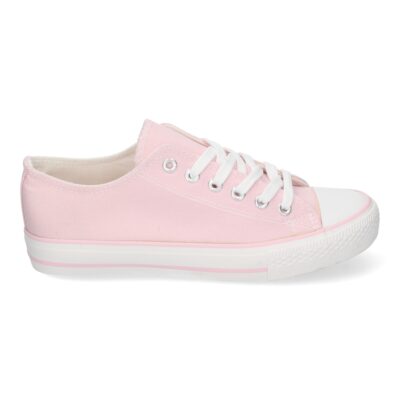 Zapatilla Plana de Mujer, Comoda, con Material de Lona - Imagen 2