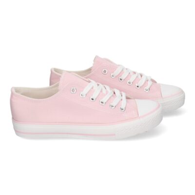 Zapatilla Plana de Mujer, Comoda, con Material de Lona - Imagen 5