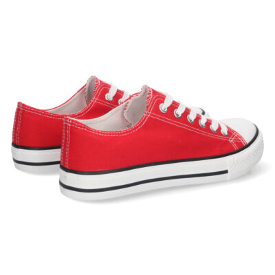 Zapatilla Plana de Lona con Cordones - Imagen 4