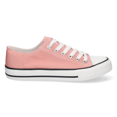 Zapatilla Plana de Lona con Cordones - Imagen 2