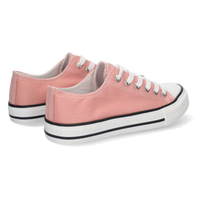 Zapatilla Plana de Lona con Cordones - Imagen 4