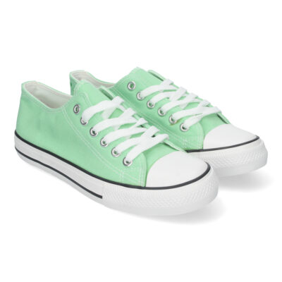 Zapatilla Plana de Mujer, Comoda, con Material de Lona