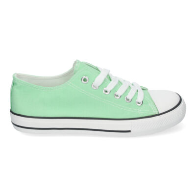 Zapatilla Plana de Mujer, Comoda, con Material de Lona - Imagen 2